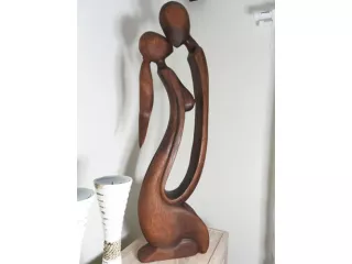 Piękna RZEŹBA Miłosny Pocałunek 100cm Super Prezent